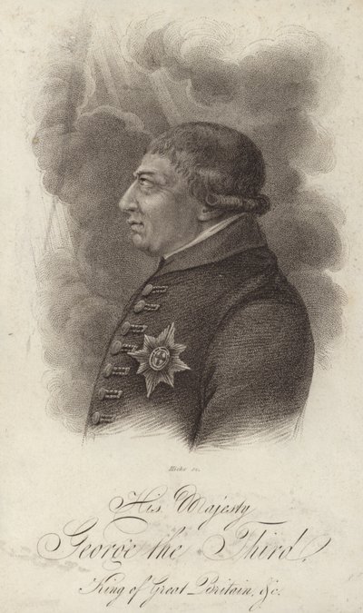 Re Giorgio III di Gran Bretagna e Irlanda da English School