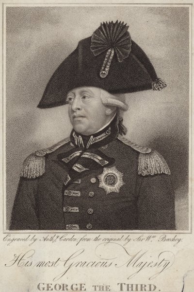 Re Giorgio III di Gran Bretagna e Irlanda da English School