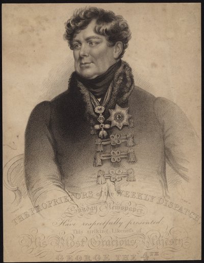 Re Giorgio IV di Gran Bretagna e Irlanda da English School
