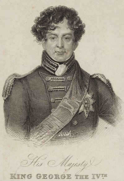 Re Giorgio IV di Gran Bretagna e Irlanda da English School