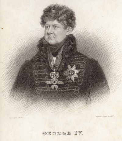 Re Giorgio IV di Gran Bretagna e Irlanda da English School
