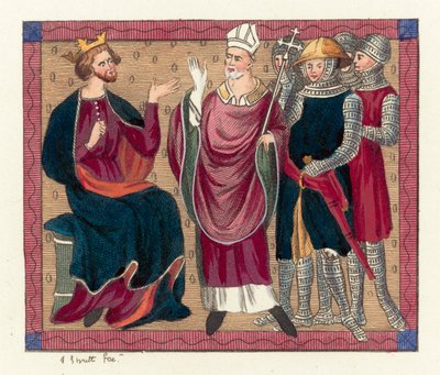 Re Enrico II e Thomas Becket da English School