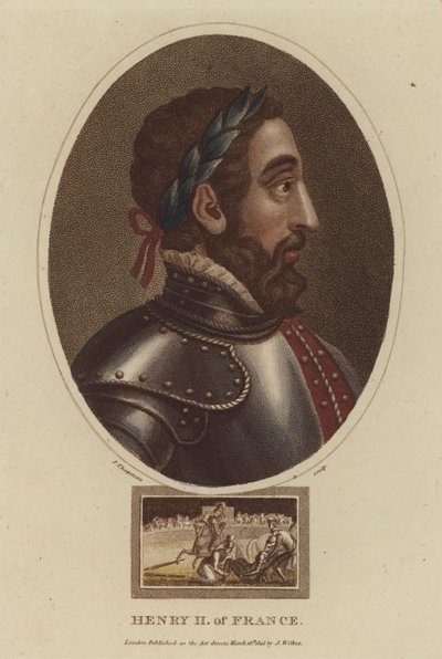 Re Enrico II di Francia da English School
