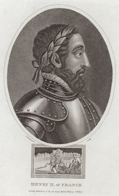 Re Enrico II di Francia da English School