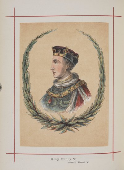 Re Enrico V, illustrazione da 