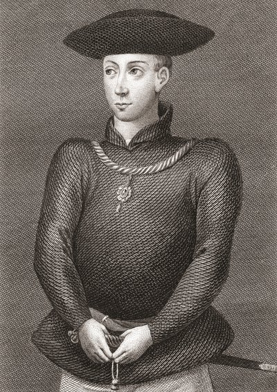 Re Giacomo II di Scozia da English School
