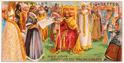 Re Giovanni concede la Magna Carta da English School