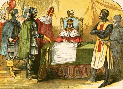 Re Giovanni firma la Magna Carta da English School