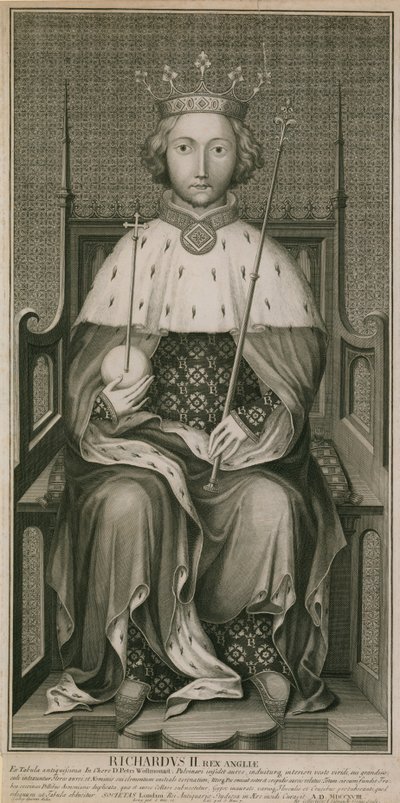 Re Riccardo II, Abbazia di Westminster, Londra da English School