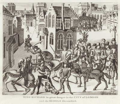 Re Riccardo in grande pericolo nella città di Londra e i ribelli sconfitti da English School