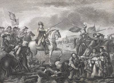 Re Guglielmo III alla battaglia del Boyne, 1690, da 