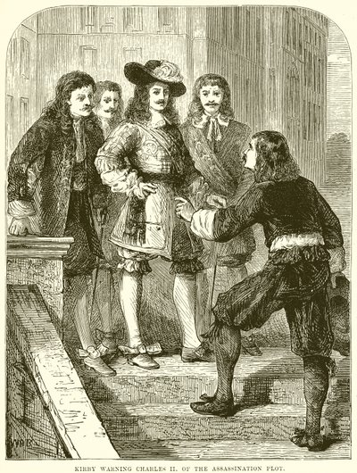 Kirby avverte Carlo II del Complotto di Assassinio da English School