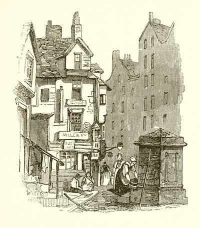 Casa di Knox nella Canongate, Edimburgo da English School