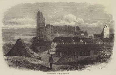 Castello di Koldinghus, Danimarca (incisione) da English School