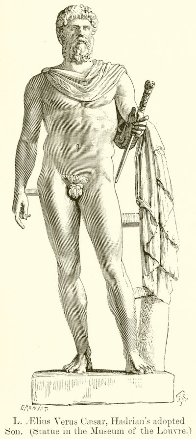 L. Elio Vero Cesare, figlio adottivo di Adriano da English School