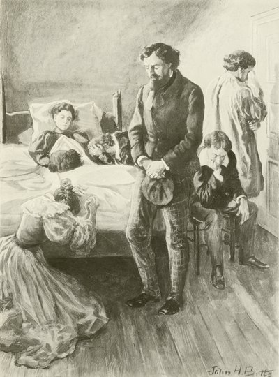 La Bohème, Ultimo atto (incisione) da English School