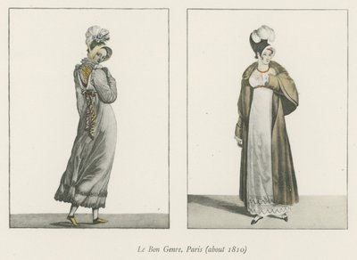 Le Bon Genre, Parigi (circa 1810) da English School