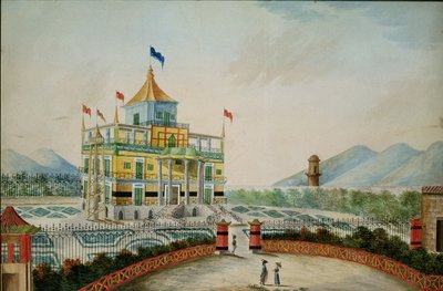 La Favorita o Palazzo Cinese, Palermo, progettato da Marvuglia e Giuseppe Patricola per il Re Ferdinando IV, c.1815 da English School