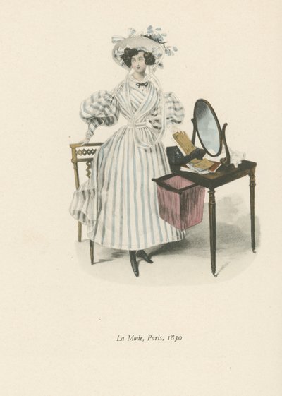 La Mode, Parigi, 1830 da English School
