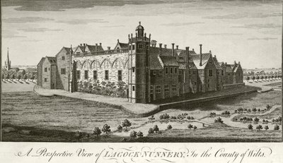 Abbazia di Lacock, Wiltshire da English School