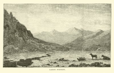 Paesaggio del Ladak da English School