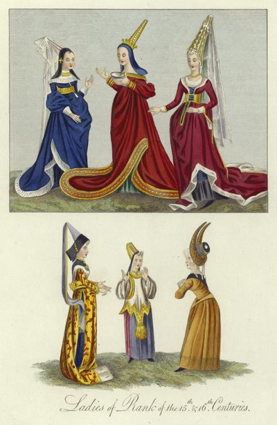 Signore di rango del XV e XVI secolo da English School