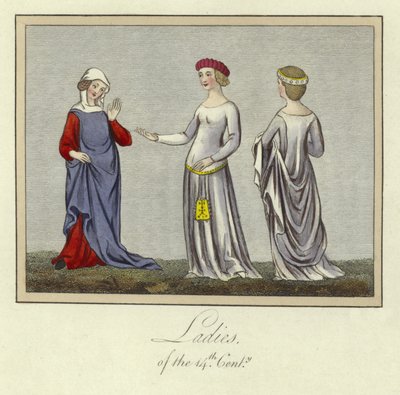 Signore del XIV secolo da English School