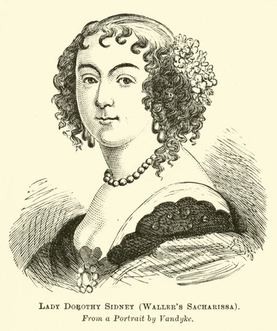 Lady Dorothy Sidney, Sacharissa di Waller da English School