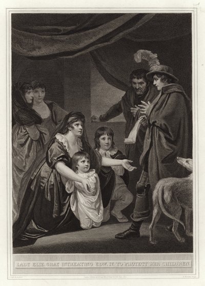 Lady Eliz Gray implora Edoardo IV di proteggere i suoi figli da English School