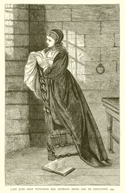 Lady Jane Grey osserva il marito condotto all