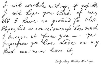 Lady Mary Wortley Montagu da English School