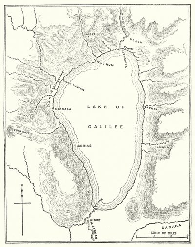 Lago di Galilea (incisione) da English School