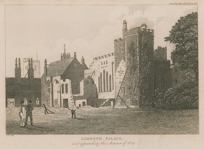 Palazzo di Lambeth come appariva nell