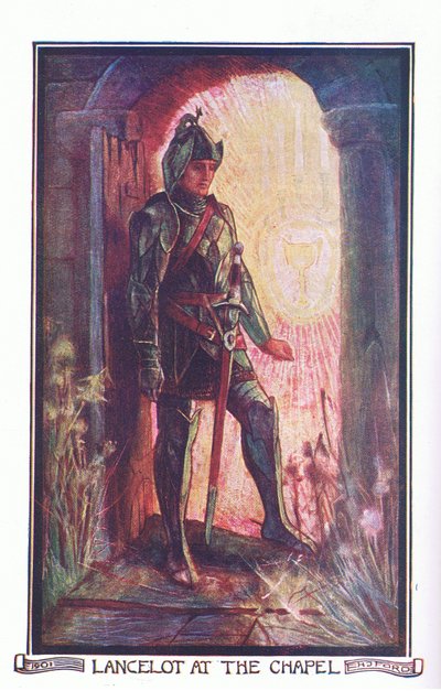 Lancillotto alla Cappella, illustrazione da 