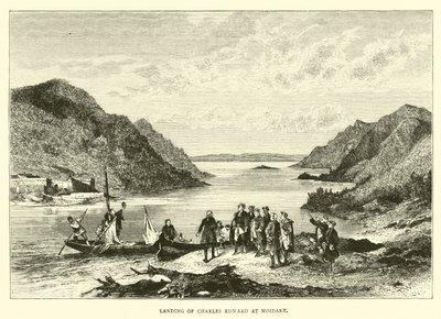 Sbarco di Carlo Edoardo a Moidart da English School