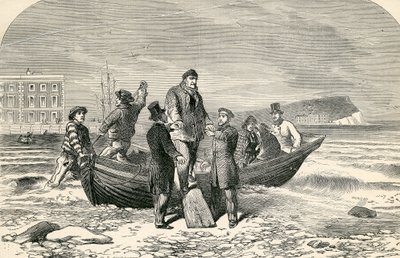 Sbarco di Luigi Filippo in Inghilterra, XIX secolo da English School