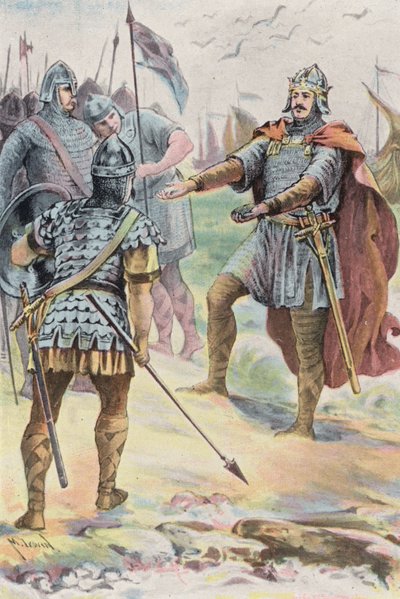Sbarco di Guglielmo di Normandia da English School
