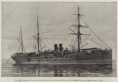 Varo di un Piroscafo Armato Australiano, il Courier, a Wallsend-on-Tyne (incisione) da English School