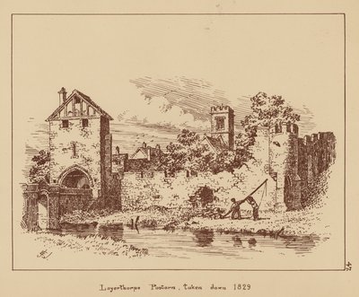 Layerthorpe Postern, demolito nel 1829 da English School