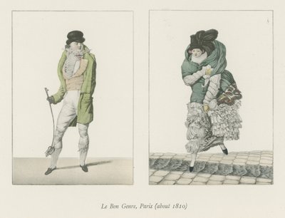 Le Bon Genre, Parigi (circa 1810) da English School