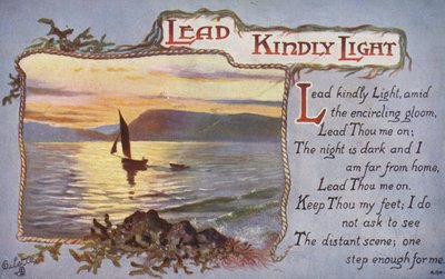 Lead Kindly Light (litografia colorata) da English School