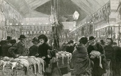 Mercato di Leadenhall a Natale da English School