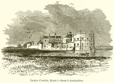 Castello di Leeds, Kent.--Antichità di Grose da English School