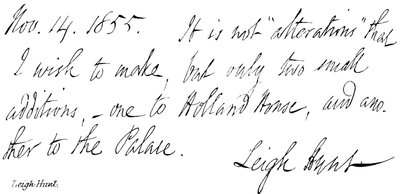 Leigh Hunt da English School