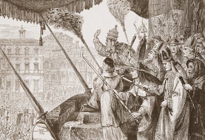 Leone X pronuncia la bolla del Signore d