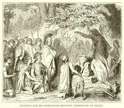 Leonida e i suoi compagni si dedicano alla morte da English School
