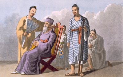 Capo Lewchewan e Assistenti, 1820 da English School