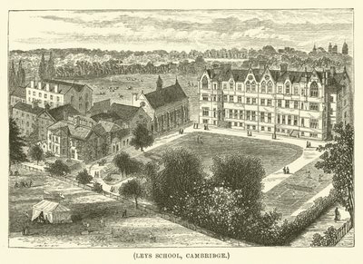Scuola Leys, Cambridge (incisione) da English School