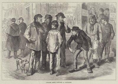 Comunisti francesi liberati a Montmartre (incisione) da English School