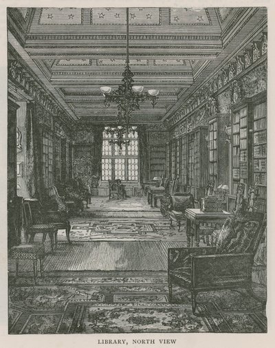 Biblioteca, vista nord, Holland House da English School